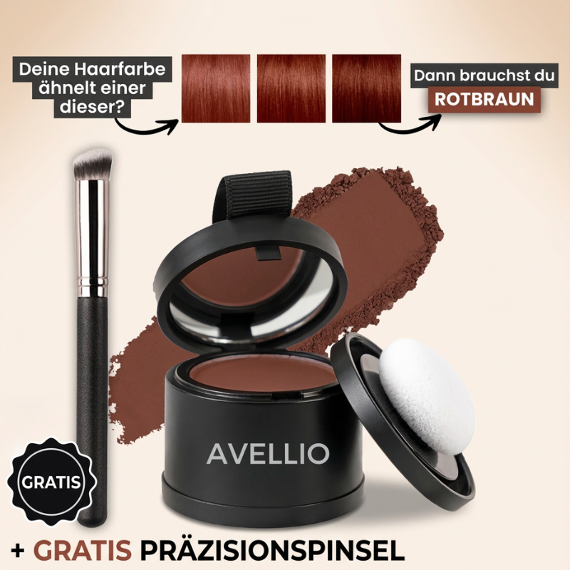 Avellio™ – Sofort Ansatz- & Grauhaar-Abdeckung
