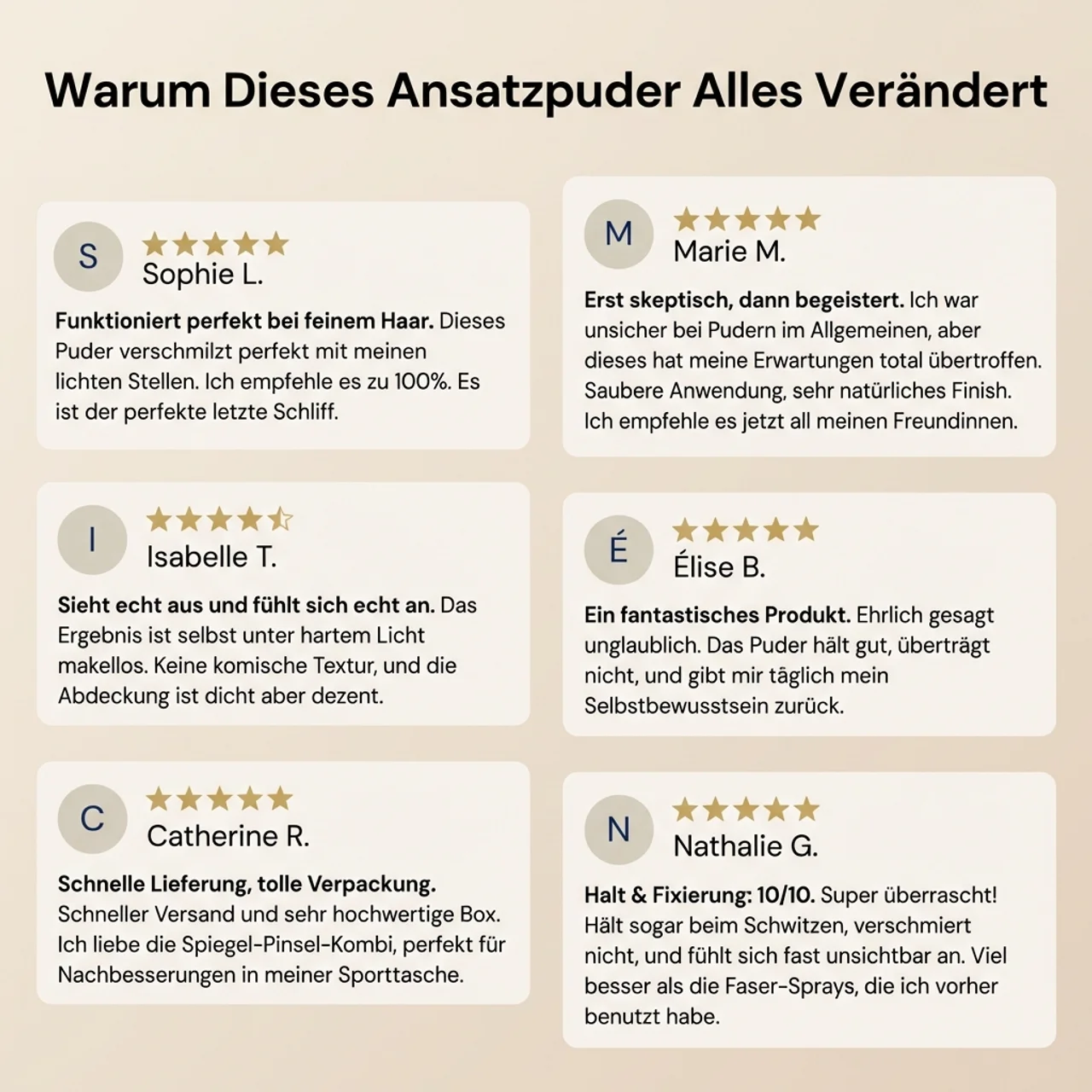 Avellio™ – Sofort Ansatz- & Grauhaar-Abdeckung