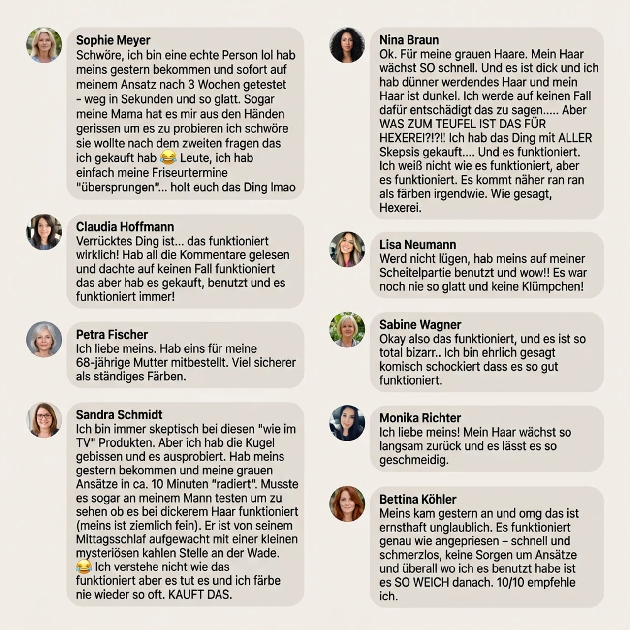 Avellio™ – Sofort Ansatz- & Grauhaar-Abdeckung