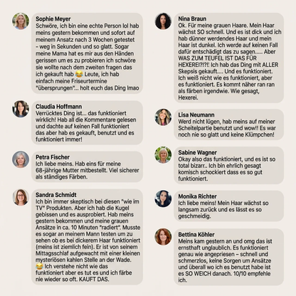 Avellio™ – Sofort Ansatz- & Grauhaar-Abdeckung