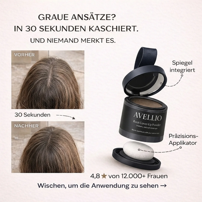 Avellio™ – Sofort Ansatz- & Grauhaar-Abdeckung