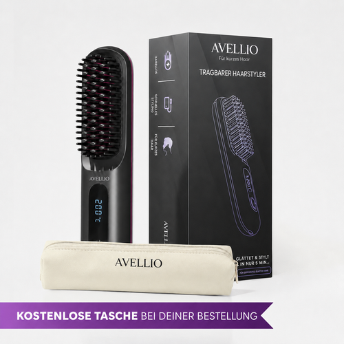 Die erste beheizbare Haarbürste für Frauen mit kurzem Haar